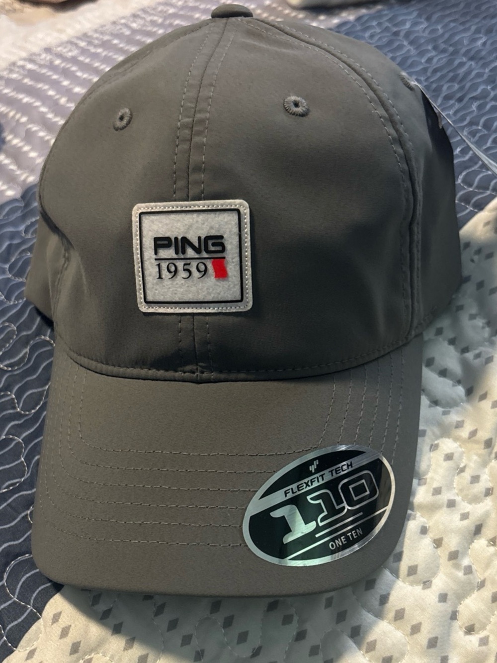 PING Gray Performance Golf Cap with 1959 Patch